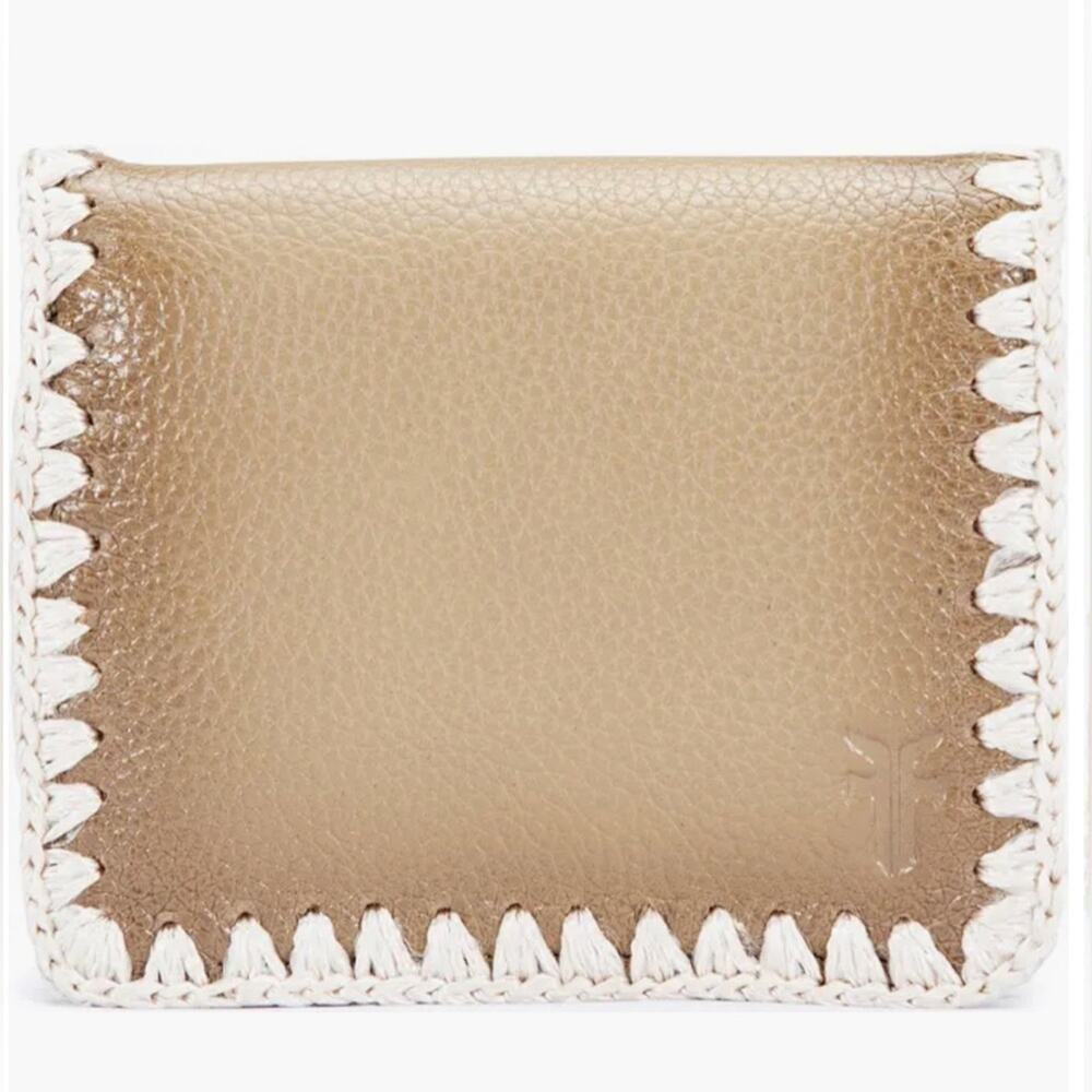 NWT! Frye Mae Leather Bill-Fold Wallet